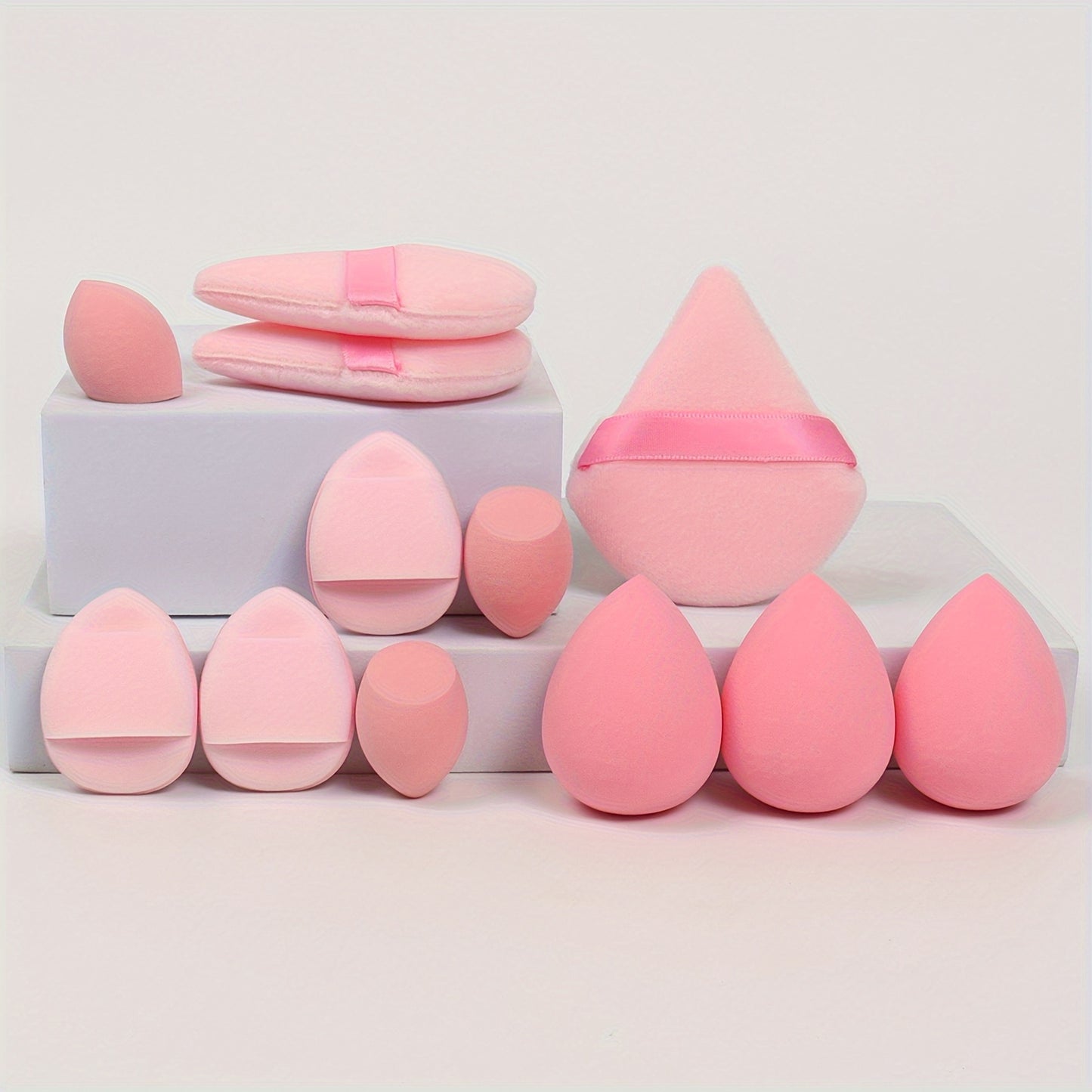 12 Piece All Purpose Makeup Beauty Blend Sponge Puff Set