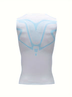 3pcs Mens Breathable Quick Dry Sports Compression Tank Tops
