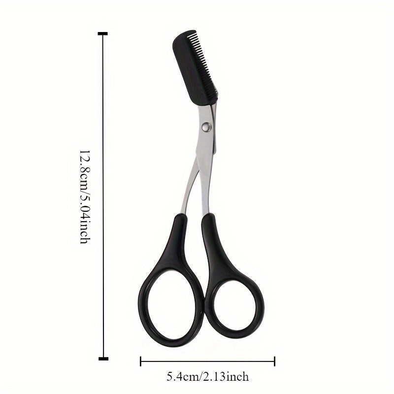 Eyebrow Trimmer Scissor With Comb