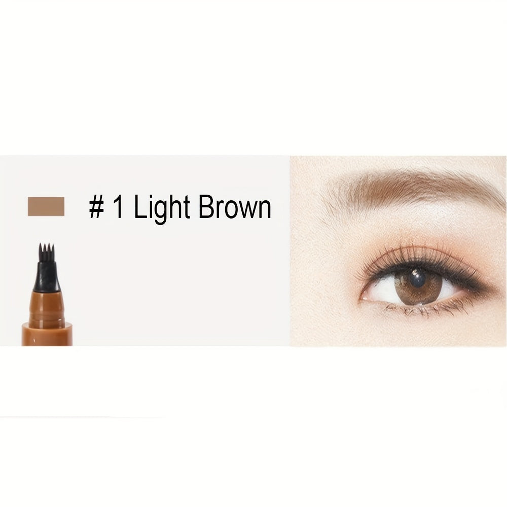 4-Tip Precise Fine Stroke Long Lasting Magic Eyebrow Pencil