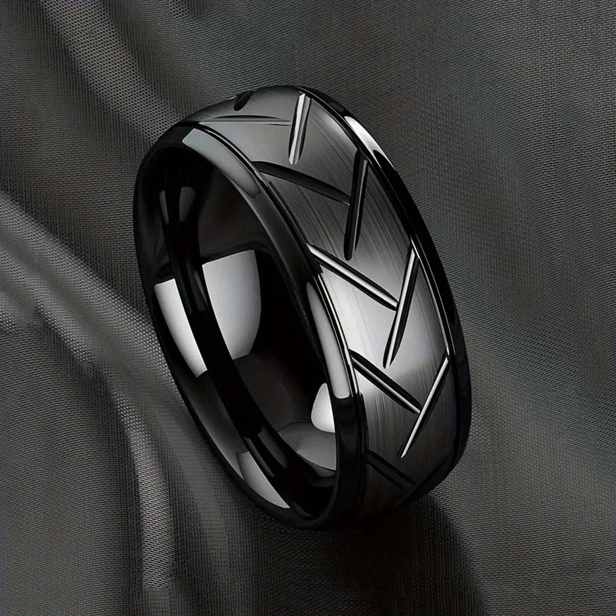 Mens Classic Stainless Steel Ring