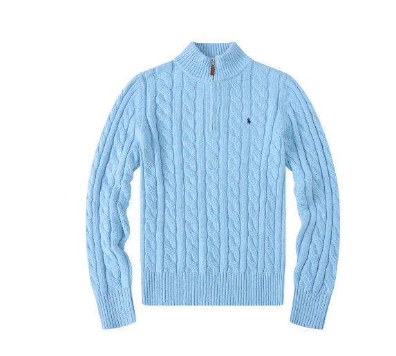 Mens Casual Turtleneck Pullover Sweater