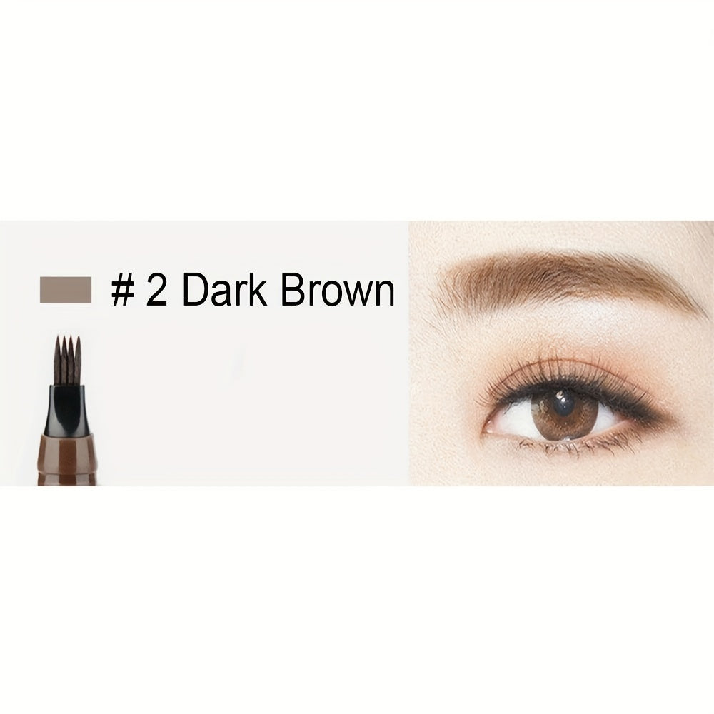 4-Tip Precise Fine Stroke Long Lasting Magic Eyebrow Pencil