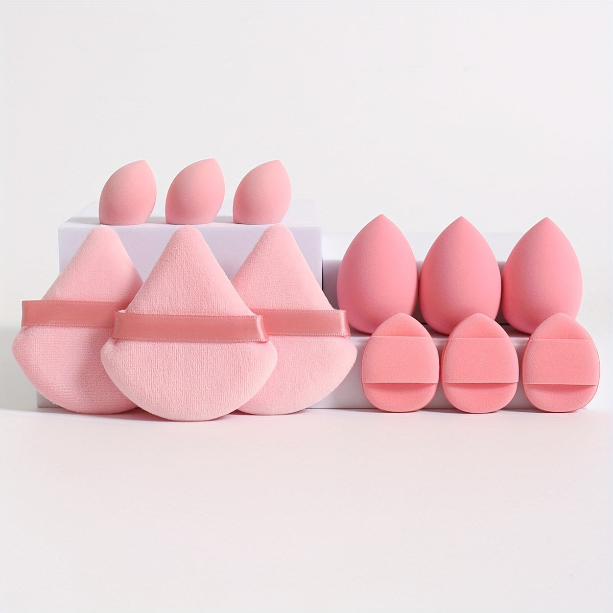 12 Piece All Purpose Makeup Beauty Blend Sponge Puff Set