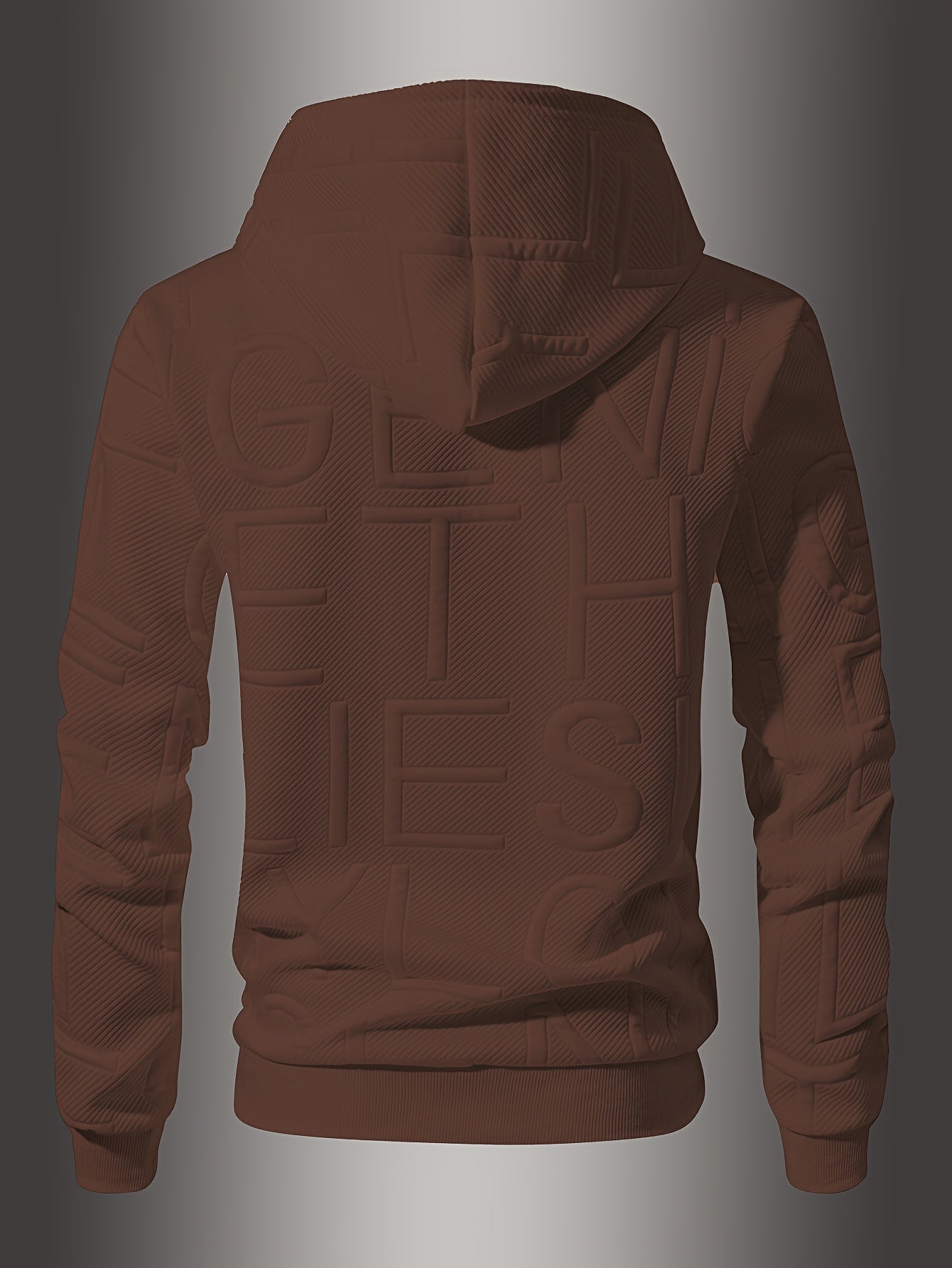 Mens Casual Oversized Hooded Long Sleeve Kangaroo Pocket Sweatshirt