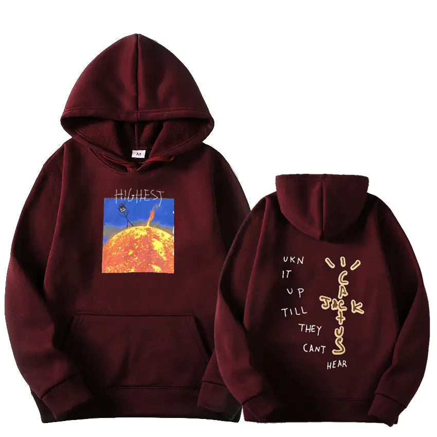 Travis Scott Unisex Sun Hoodies