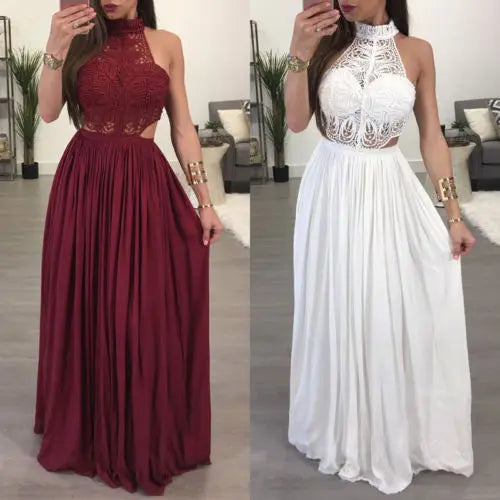 Womens Sexy Summer Long Evening Maxi Dress