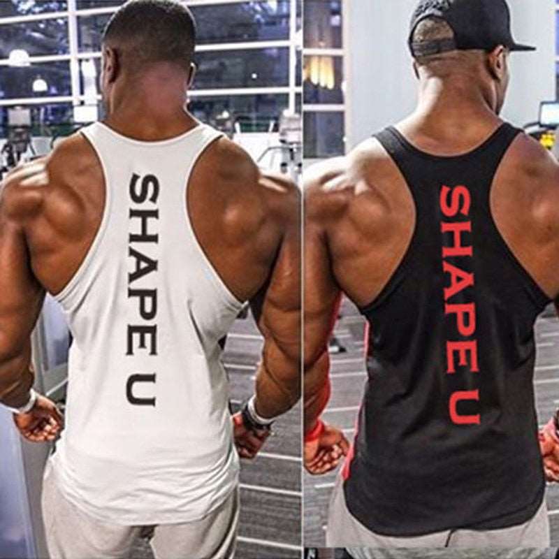 Mens Gym Bodybuilding Fitness Muscle Tank Top