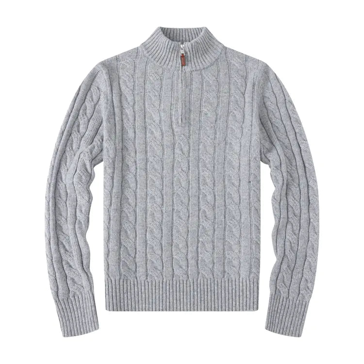 Mens Casual Turtleneck Pullover Sweater