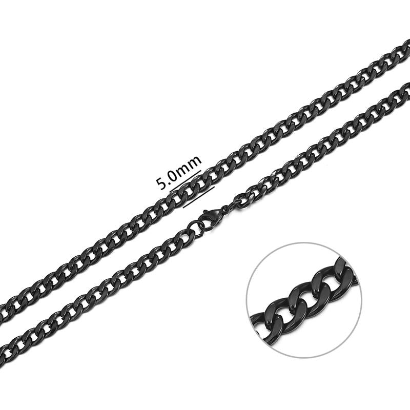 Mens Rope Stainless Steel Chain