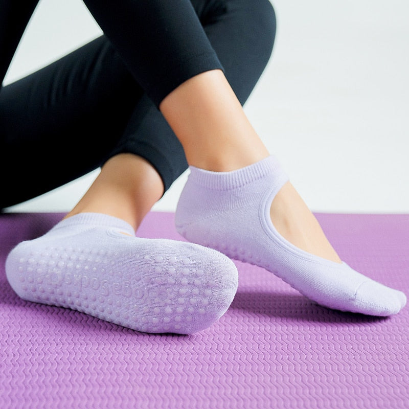 Womens Anti-Slip Breathable Yoga Dance and Sports Socks