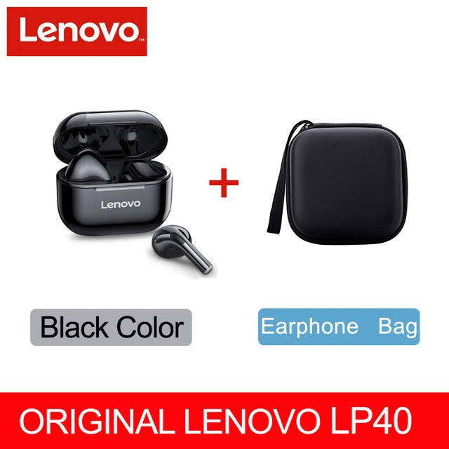 Original Lenovo LP40 Wireless TWS Bluetooth Touch Control Headphones For Android Phone