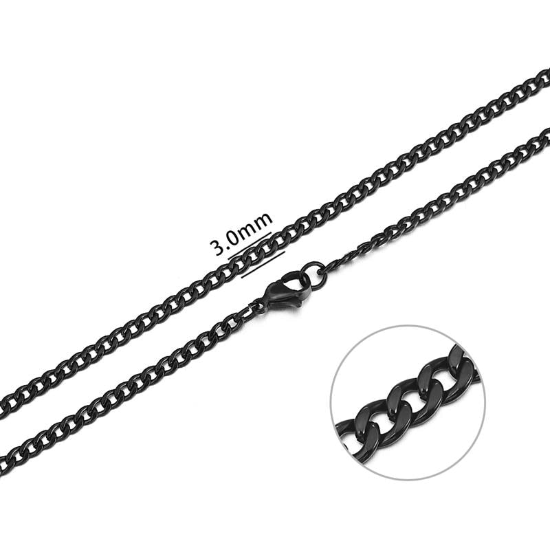 Mens Rope Stainless Steel Chain