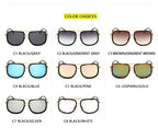 Unisex Square Metal Sunglasses Vintage High Quality Gafas Oculos De Sol