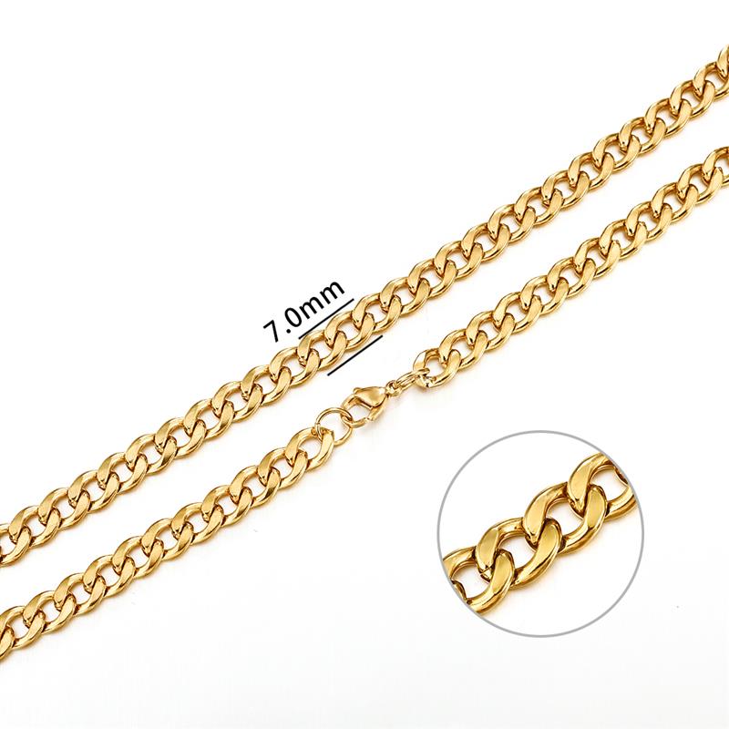 Mens Rope Stainless Steel Chain