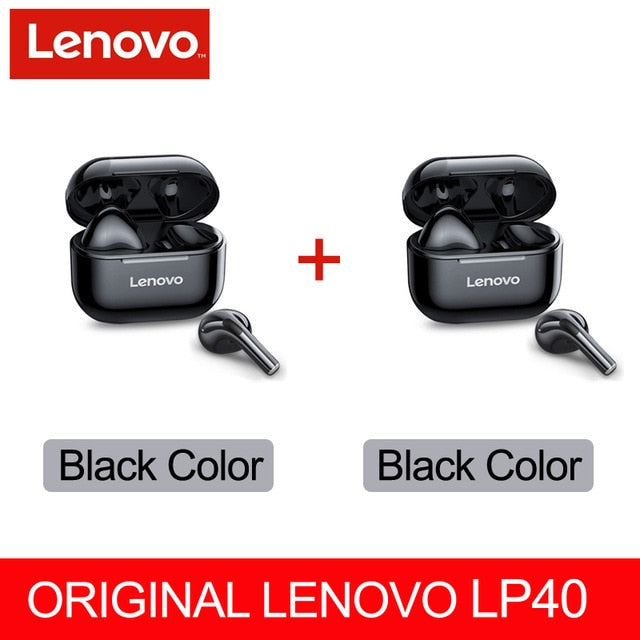 Original Lenovo LP40 Wireless TWS Bluetooth Touch Control Headphones For Android Phone