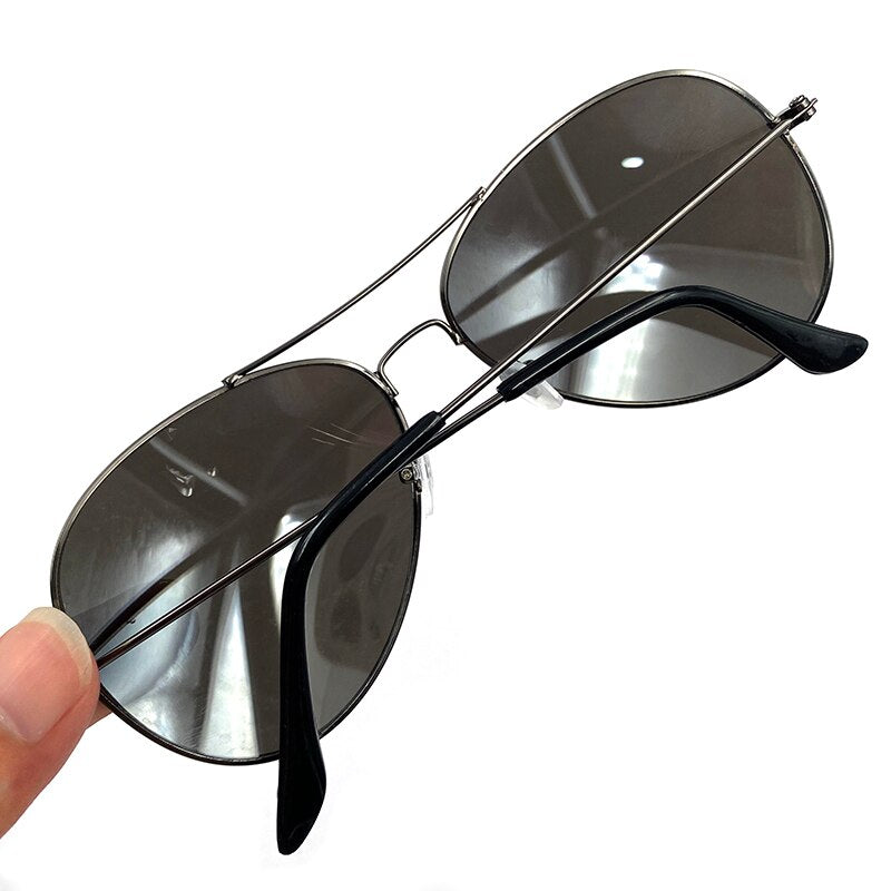 Mirror Sunglasses f Travel Vintage Oval Frame Matel Eyewear Lens Uv400 Unisex Frames