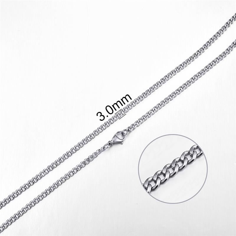 Mens Rope Stainless Steel Chain