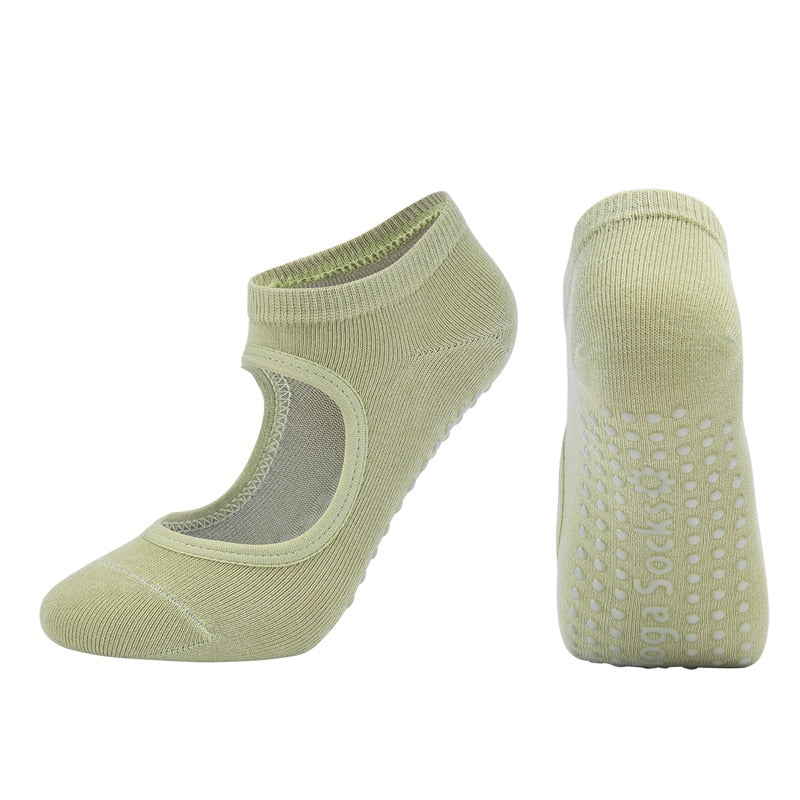 Womens Anti-Slip Breathable Yoga Dance and Sports Socks