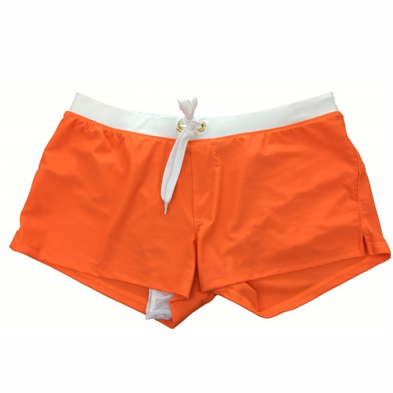 Mens Summer Boxer Shorts Swimming Trunks