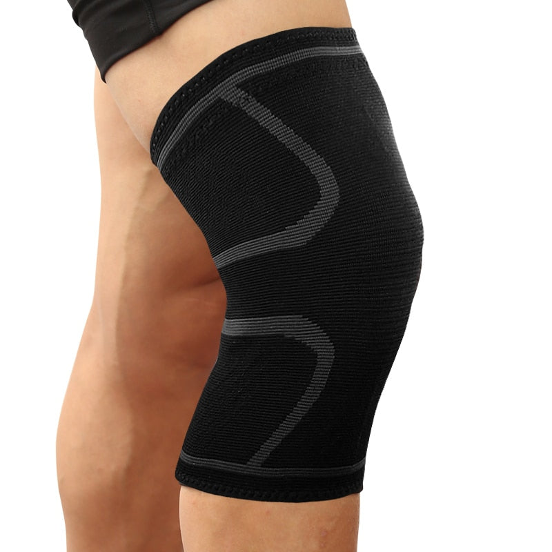 1PCS Fitness Knee Support Braces Elastic Nylon Sport Compression Knee Pad