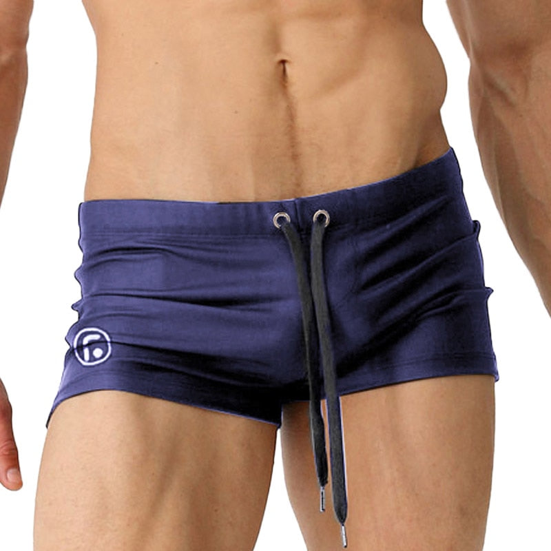 Mens Brazilian Classic Cut Summer Swimming Trunks