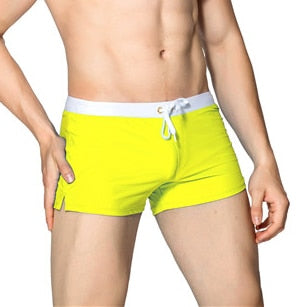 Mens Summer Boxer Shorts Swimming Trunks