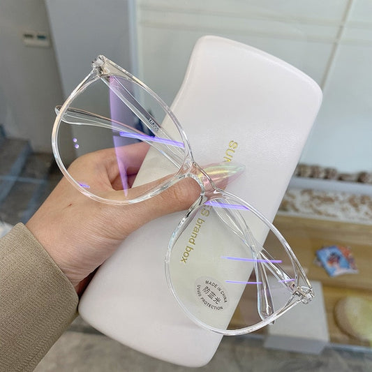 Anti Blue Light Round Eyewear Blocking Glasses Optical Spectacles