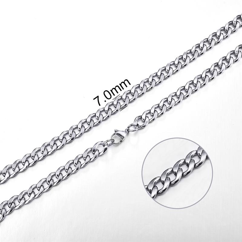 Mens Rope Stainless Steel Chain