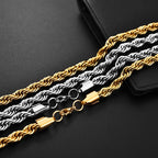 Mens Rope Stainless Steel Chain