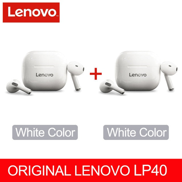 Original Lenovo LP40 Wireless TWS Bluetooth Touch Control Headphones For Android Phone