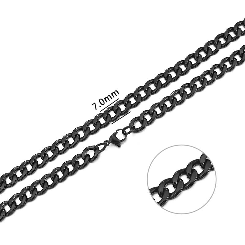 Mens Rope Stainless Steel Chain