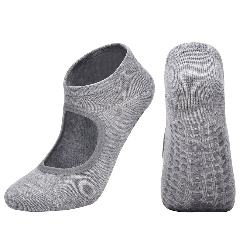 Womens Anti-Slip Breathable Yoga Dance and Sports Socks