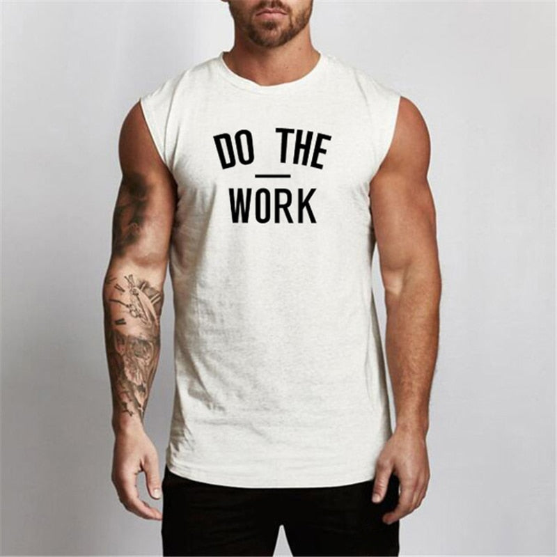 Mens Gym Workout Sleeveless Bodybuilding Fitness Tank Top