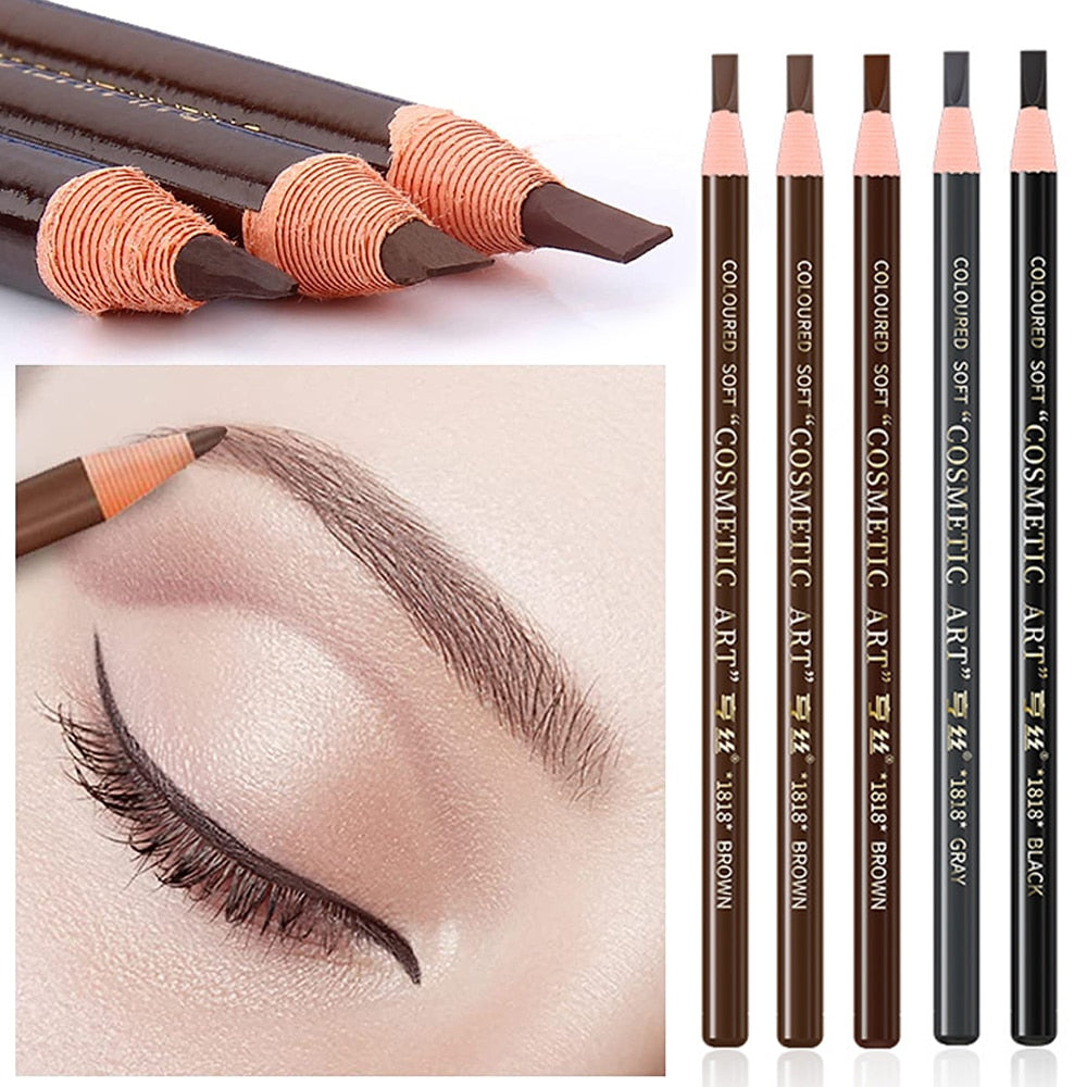 5pcs Professional Microblading Waterproof Tint Eyebrow Pencil