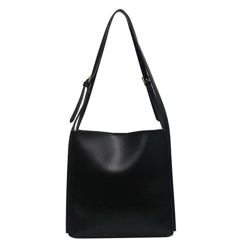 Womens Tote Shoulder Large Capacity Solid Color Bag