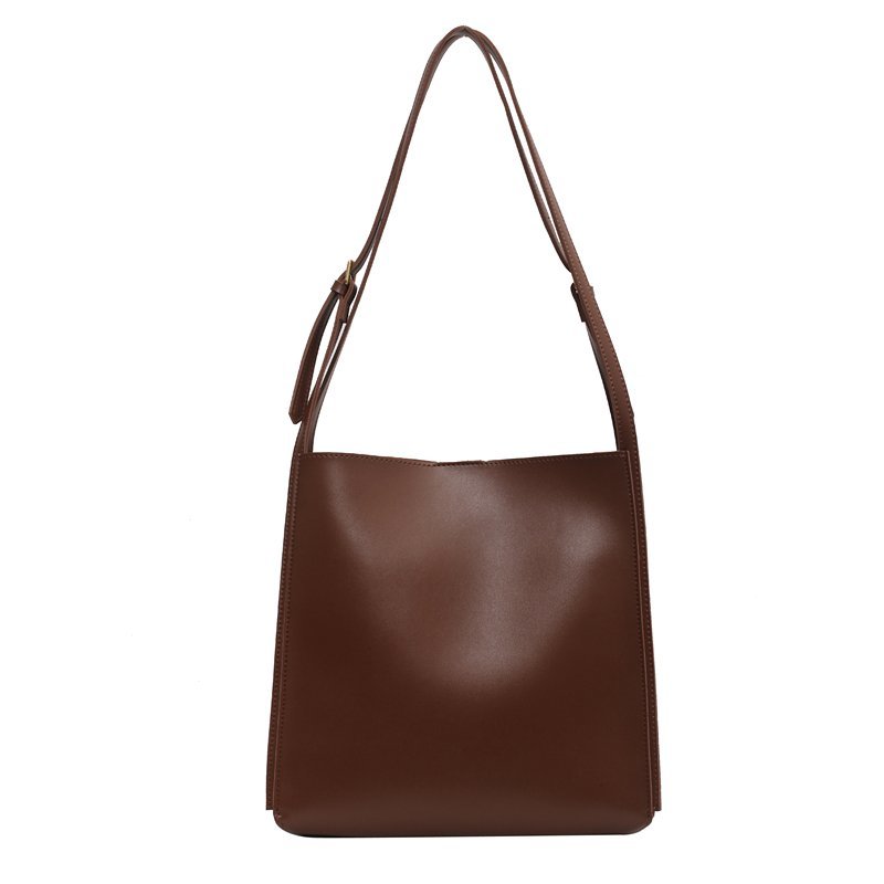 Womens Tote Shoulder Large Capacity Solid Color Bag