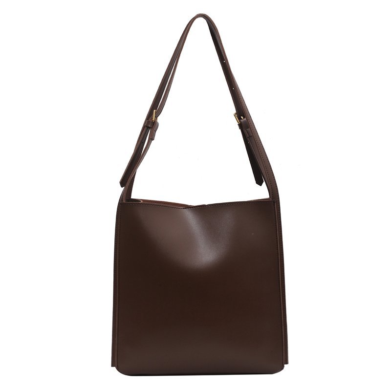 Womens Tote Shoulder Large Capacity Solid Color Bag