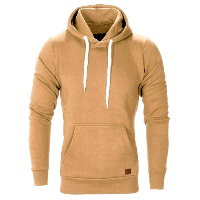 Mens Casual Pullover Hoodie Sweatshirt