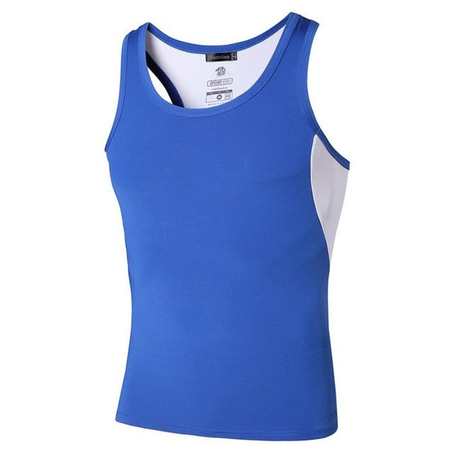 Mens Quick Dry Slim Fit Sleeveless Sport Tank Top