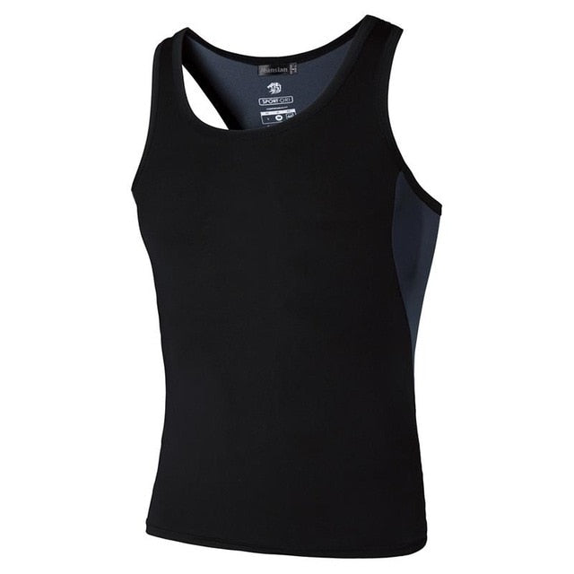 Mens Quick Dry Slim Fit Sleeveless Sport Tank Top