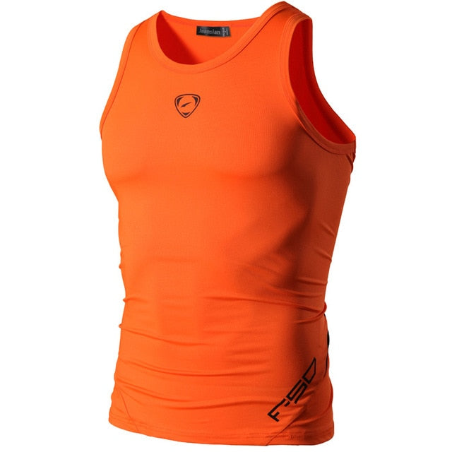 Mens Quick Dry Slim Fit Sleeveless Sport Tank Top