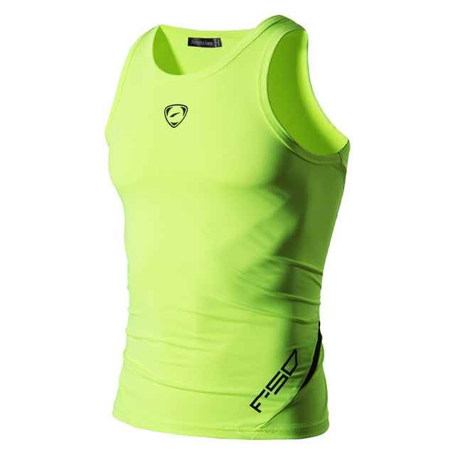 Mens Quick Dry Slim Fit Sleeveless Sport Tank Top